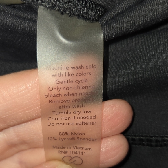 CALIA by Carrie Underwood Black Bike Shorts High-Waisted Stretch - Picture 3 of 6